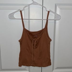 Lace up American Eagle tank